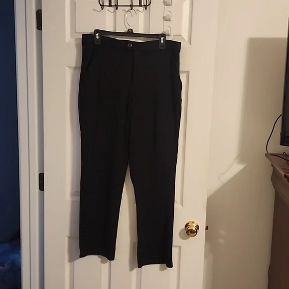 Lee | Pants & Jumpsuits | Lee Black Dress Pants Comfort Waist Band Sz 4l |  Poshmark